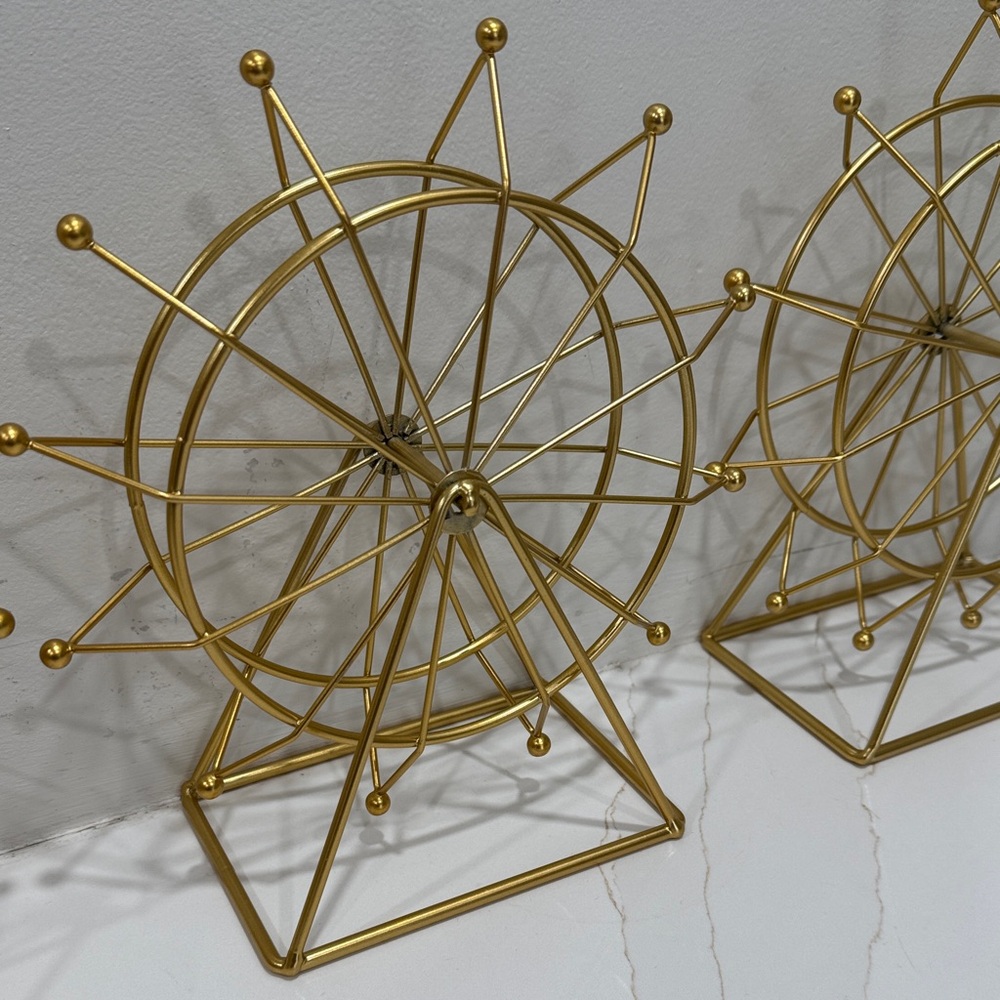 Gold Ferris Wheel Decor